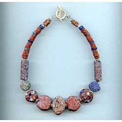 Perles vénitiennes Tabulaires. Venetian Glass Beads