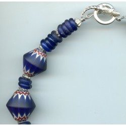 Perles "Chevrons Toupies". Venetian chevron beads