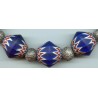 Perles "Chevrons Toupies". Venetian chevron beads