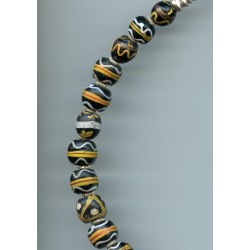 Perles vénitiennes "Fancy".  Venetian Glass Beads