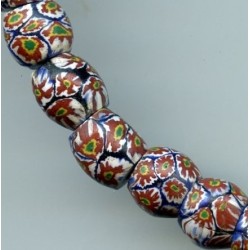 Perles vénitiennes  "Millefiori". Venetian beads "Millefiori"