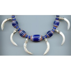 Perles "chevron" vénitiens, "6 couches". Venetian "chevron" beads