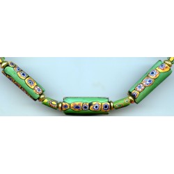 Perles "Millefiori" et perles de fouille