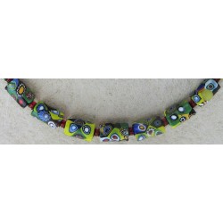 Perles "Millefiori" multi murrines. Venetian Glass Beads