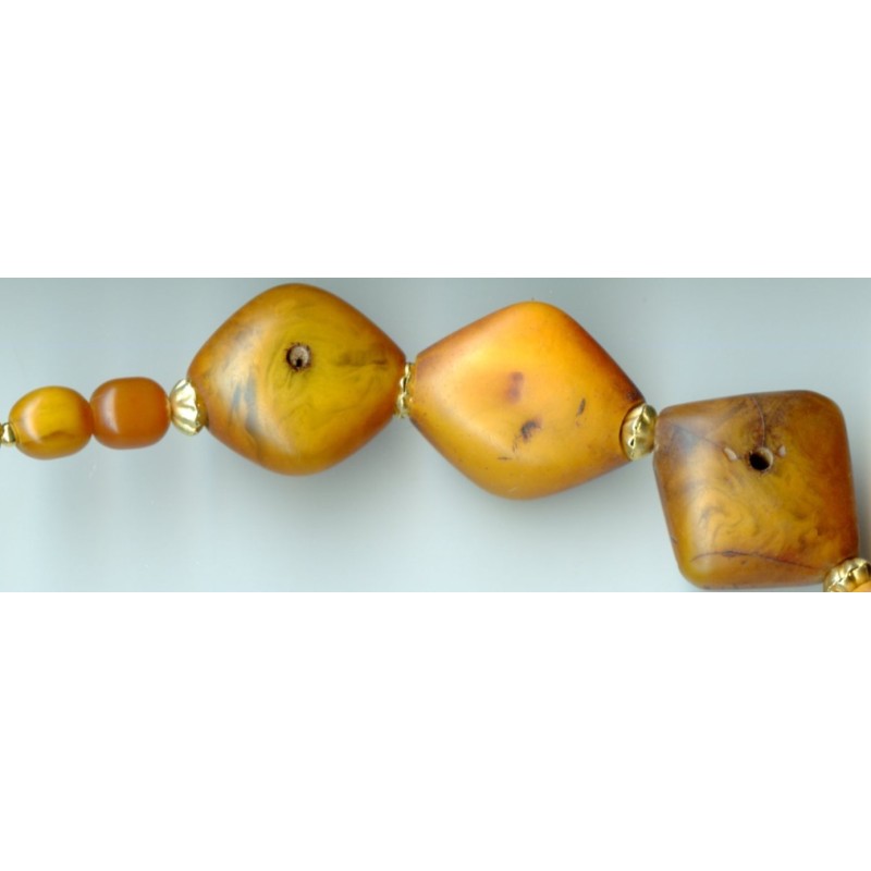 Lot De 30 Perles Anciennes En Bakélite - Occasion, Pour Création Bijoux Vintage