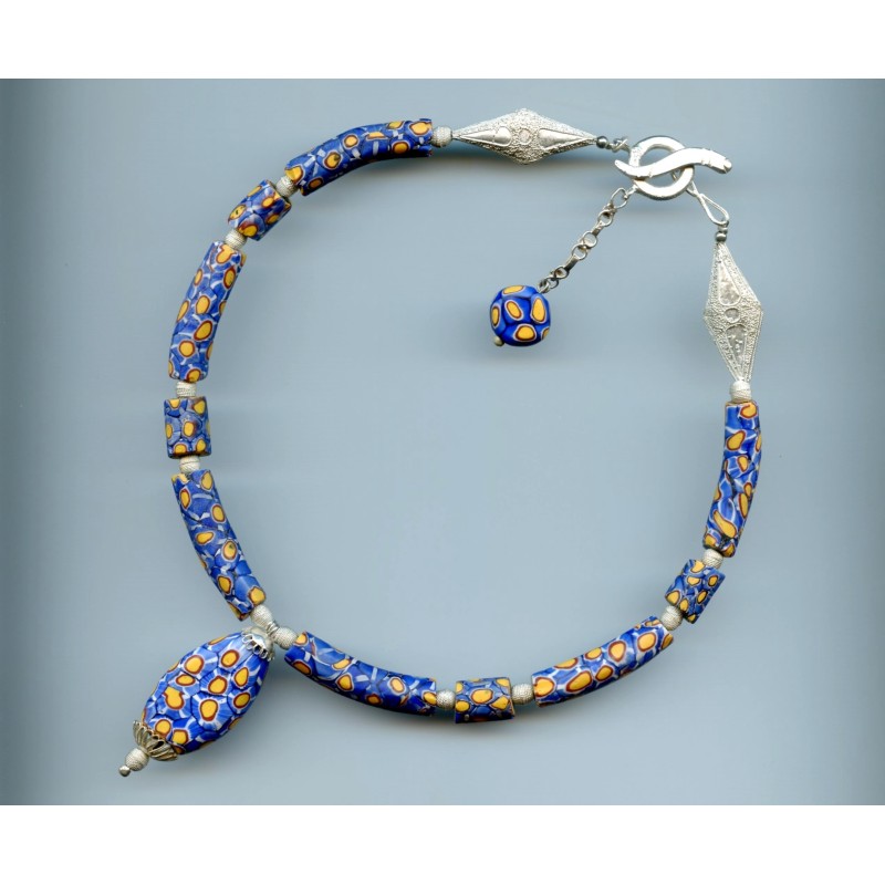 Perles vénitiennes Millefiori. Venetian Glass Beads