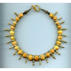 Perles vénitiennes biconiques. Venetian Glass Beads