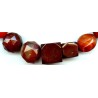 Perles en agate d'Idar-Oberstein. Idar-Oberstein agate beads