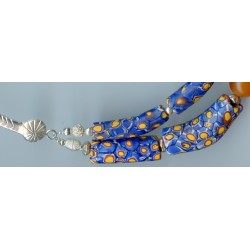 Perles "Millefiori" . Venetian Glass Beads.