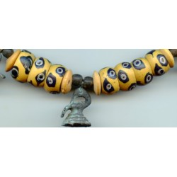 Perles vénitiennes. Poids Akans. Venetian Glass Beads