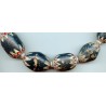 Perles Chevron en terre cuite du Cameroun.