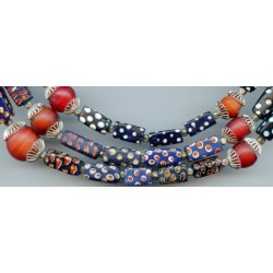 Perles vénitiennes  "Domino". Venetian Glass Beads