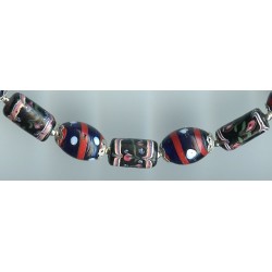 Perles vénitiennes "Fancy".  Venetian Glass Beads