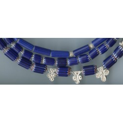 Perles vénitiennes "Chevron". Venetian “Chevron” beads. Venetian beads