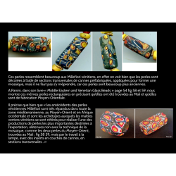 Perles Mosaïquées du 1er millénaire. Ancient beads.