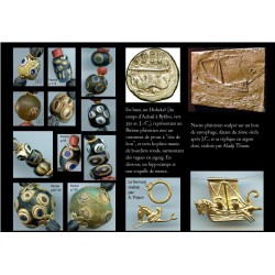 Perles Ocellées 2 fois millénaire. Ancient beads.